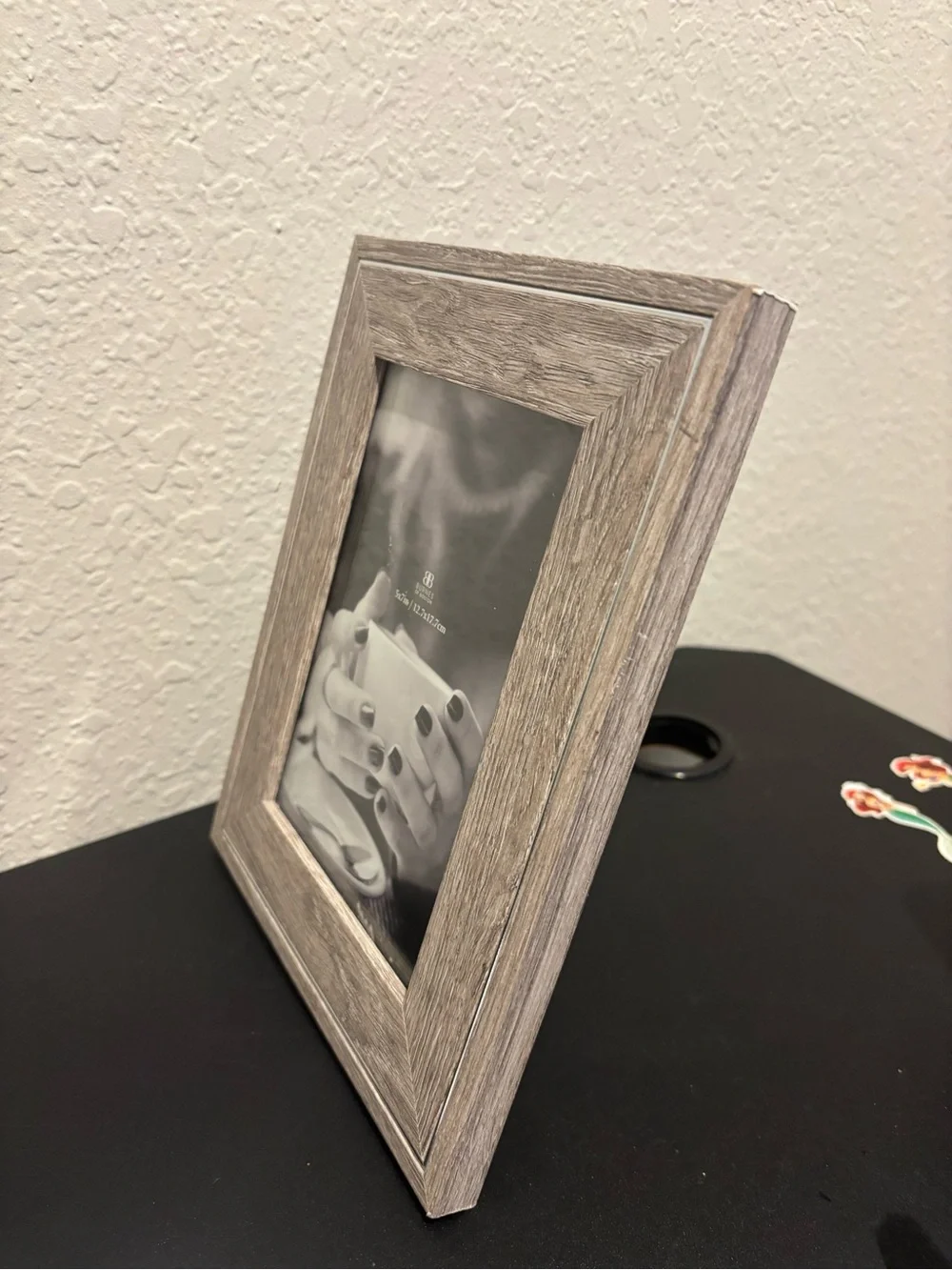 Rustic Gray Wood-Effect Photo Frame - Gray